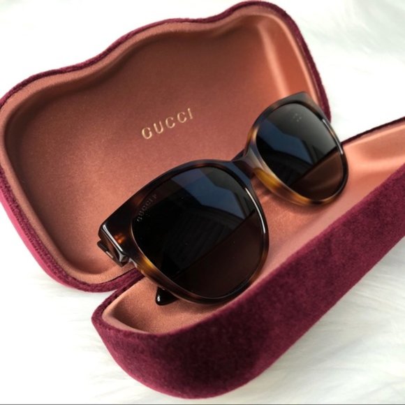 Gucci Accessories - GUCCI - 56mm Cat Eye Tortoise Sunglasses
